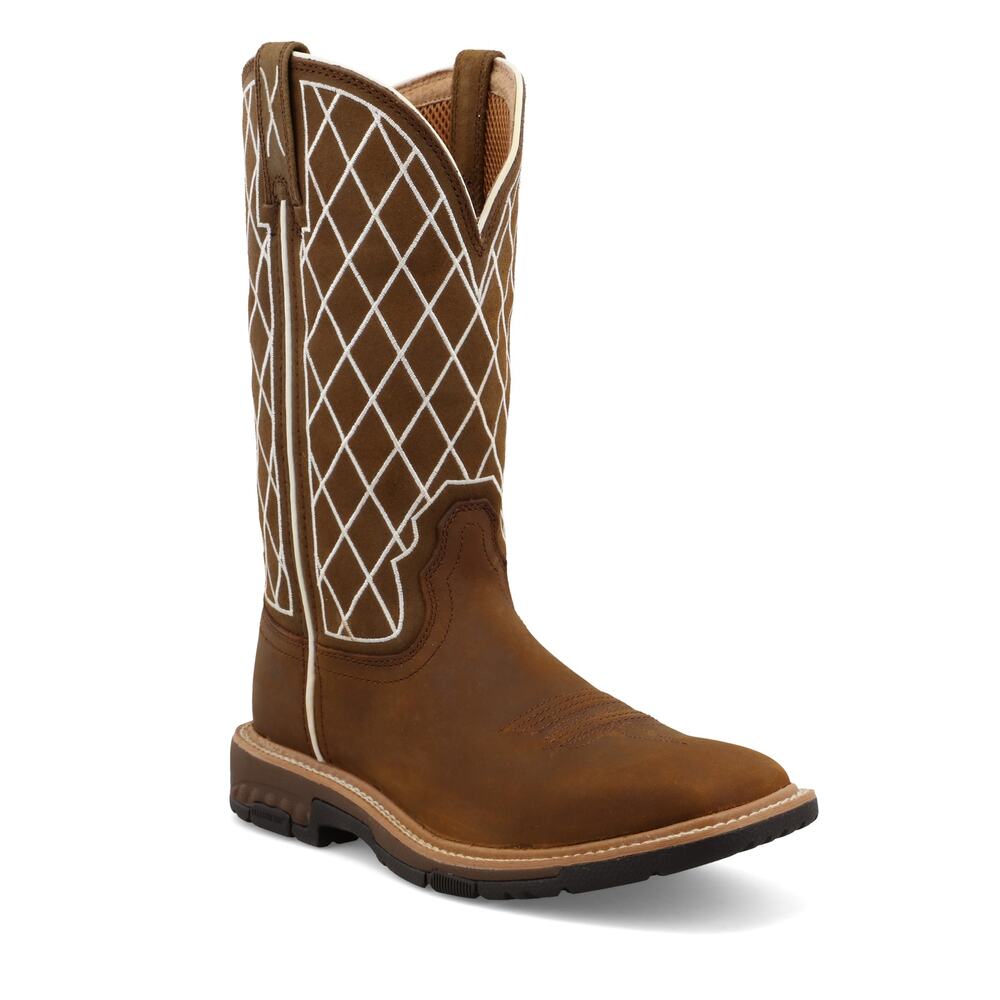 Twisted X Women's 11" Western Boot, Brown, 8 UK